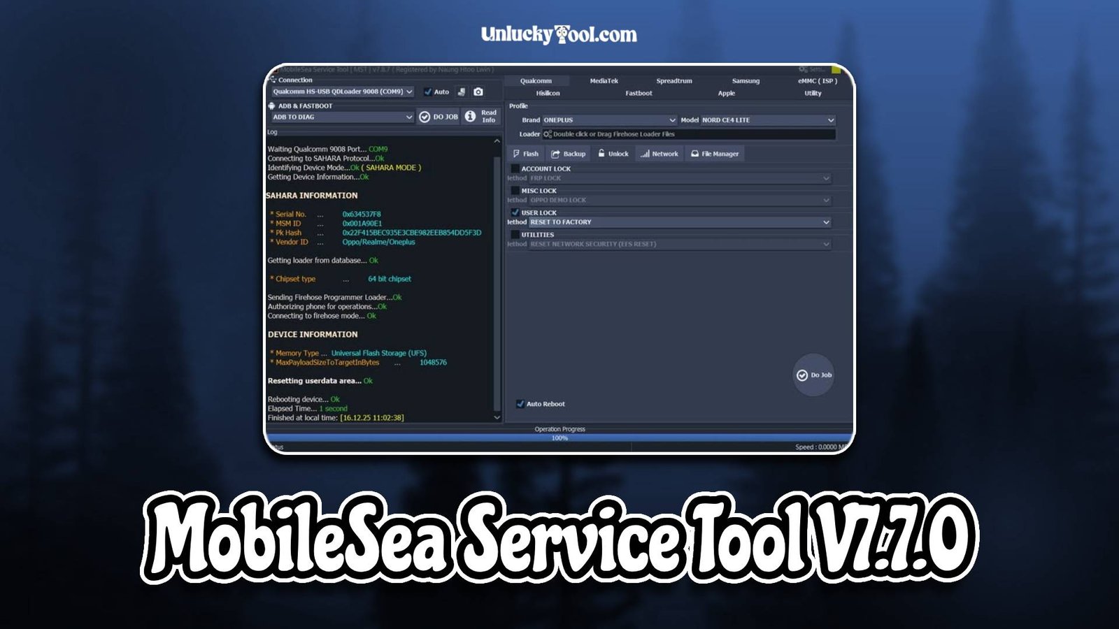 MobileSea Service Tool V7.7.0