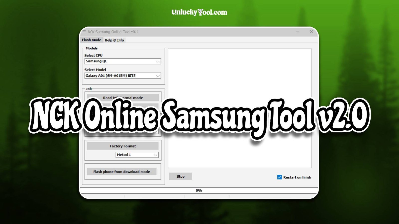 NCK Online Samsung Tool v2.0