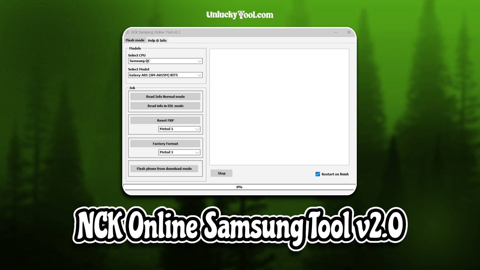 NCK Online Samsung Tool v2.0