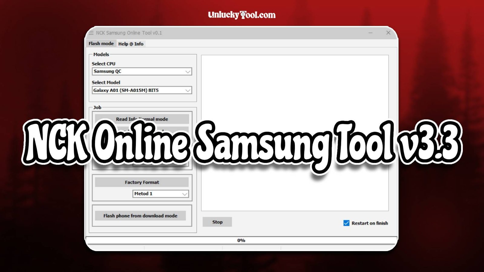 NCK Online Samsung Tool v3.3