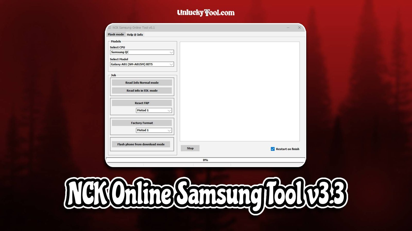 NCK Online Samsung Tool v3.3