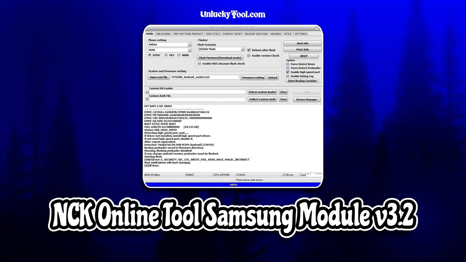 NCK Online Tool Samsung Module v3.2