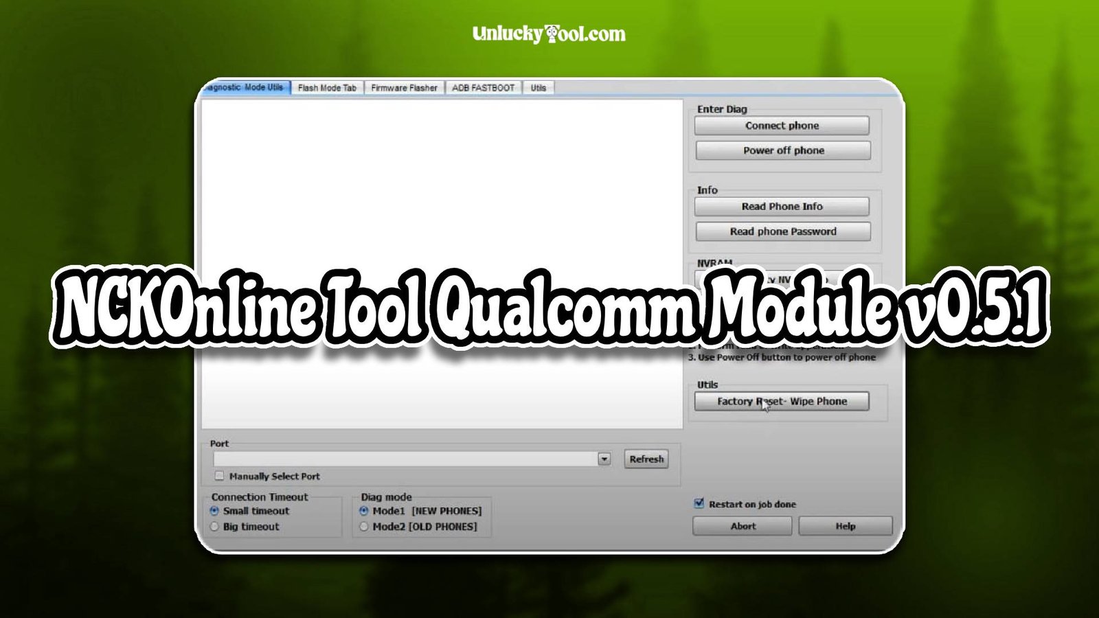 NCK Online Tool Qualcomm Module v0.5.1