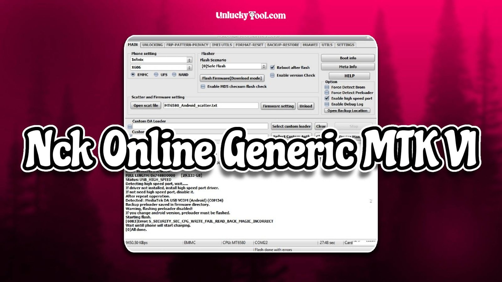 Nck Online Generic MTK V1
