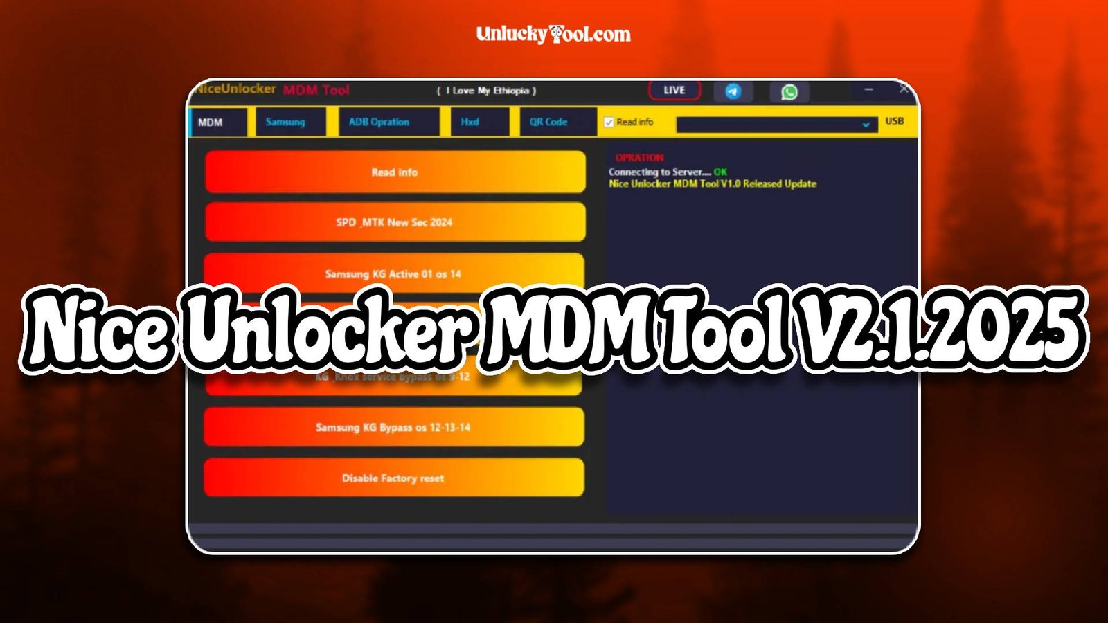 Nice Unlocker MDM Tool V2.1.2025