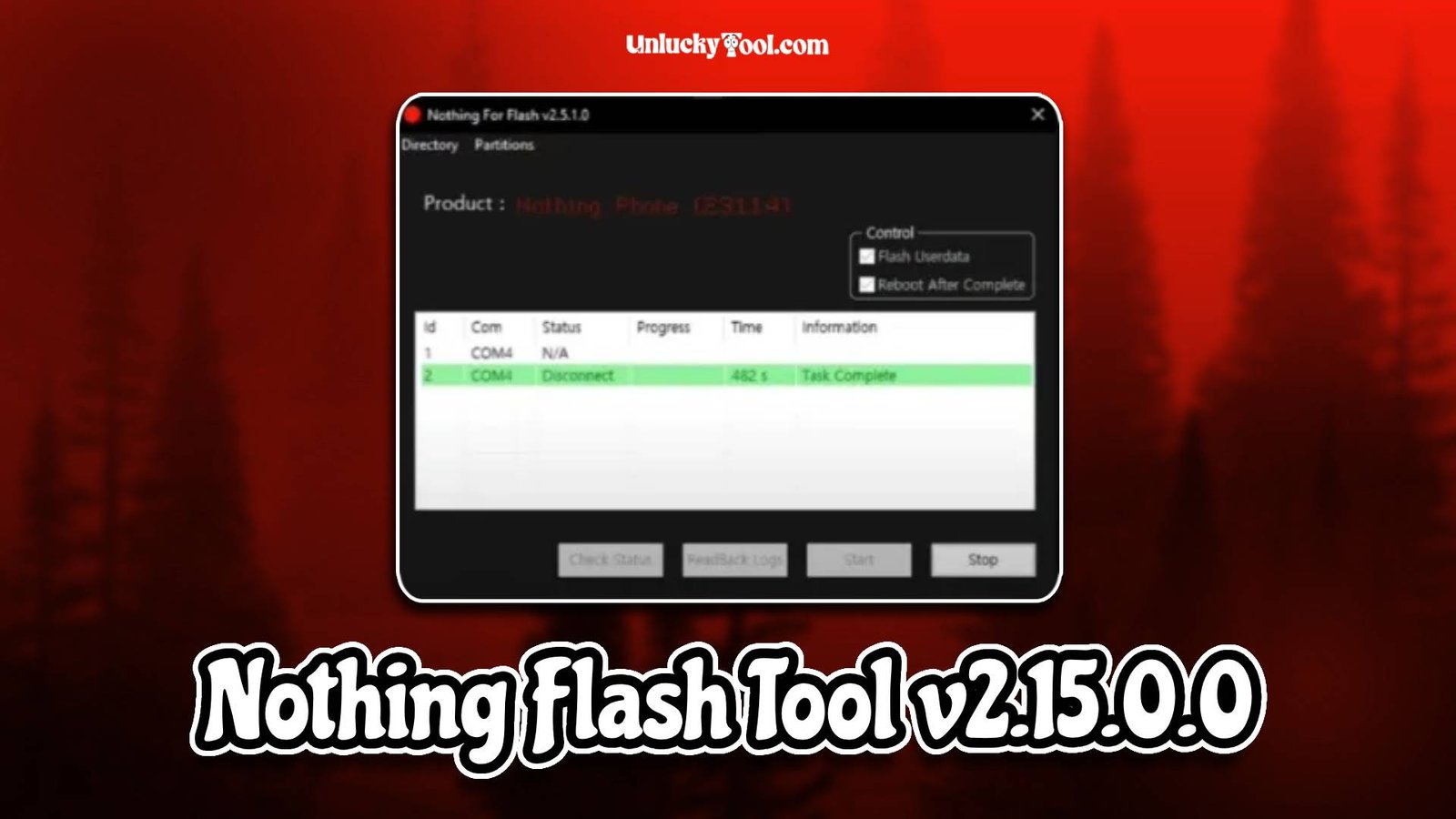 Nothing Flash Tool v2.15.0.0