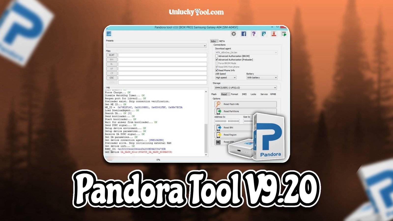 Pandora Tool V9.20