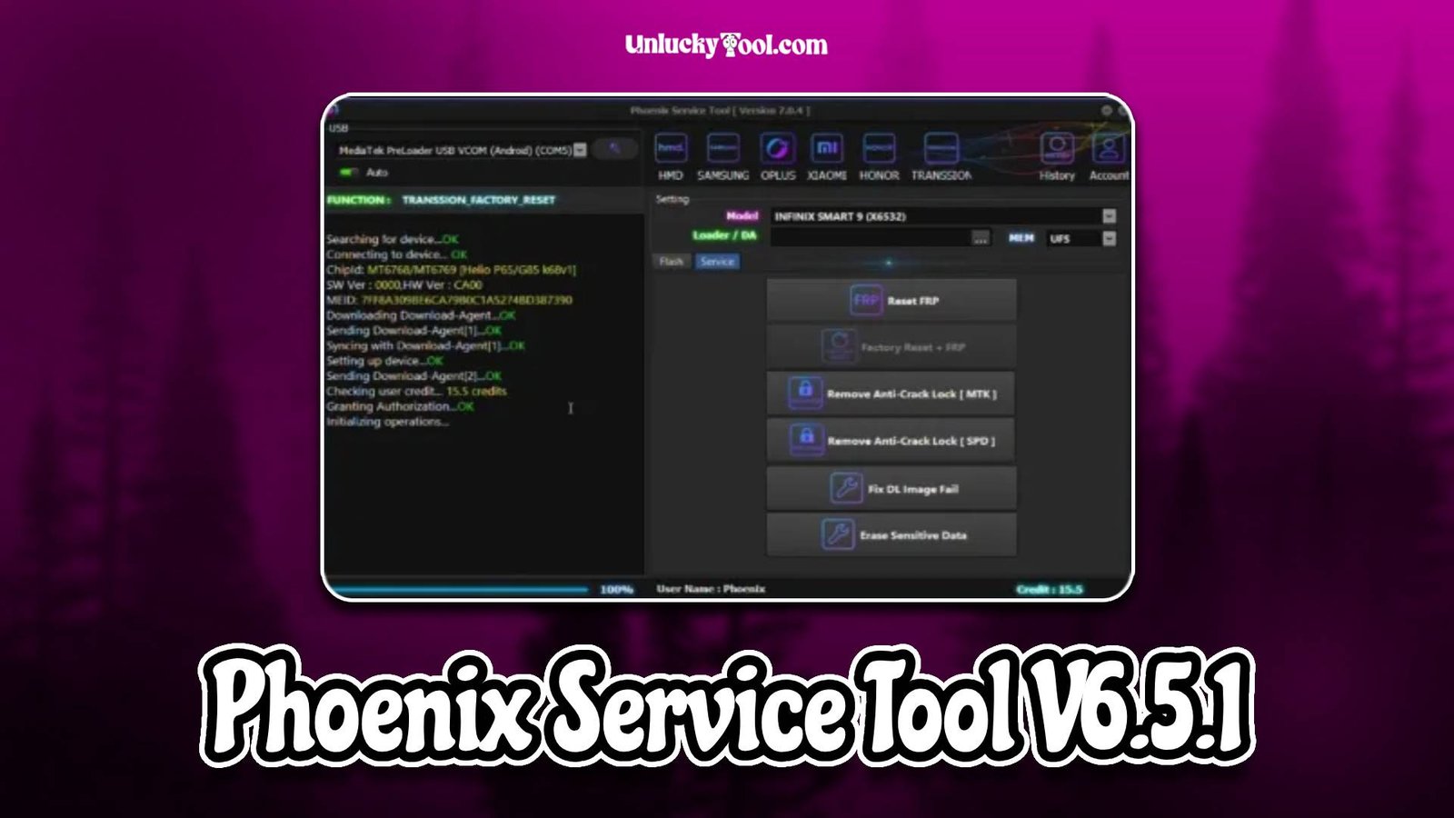 Phoenix Service Tool V6.5.1