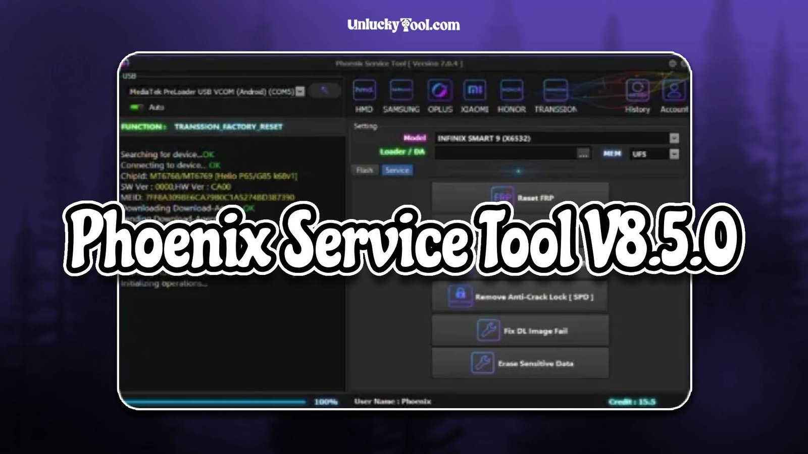 Phoenix Service Tool V8.5.0
