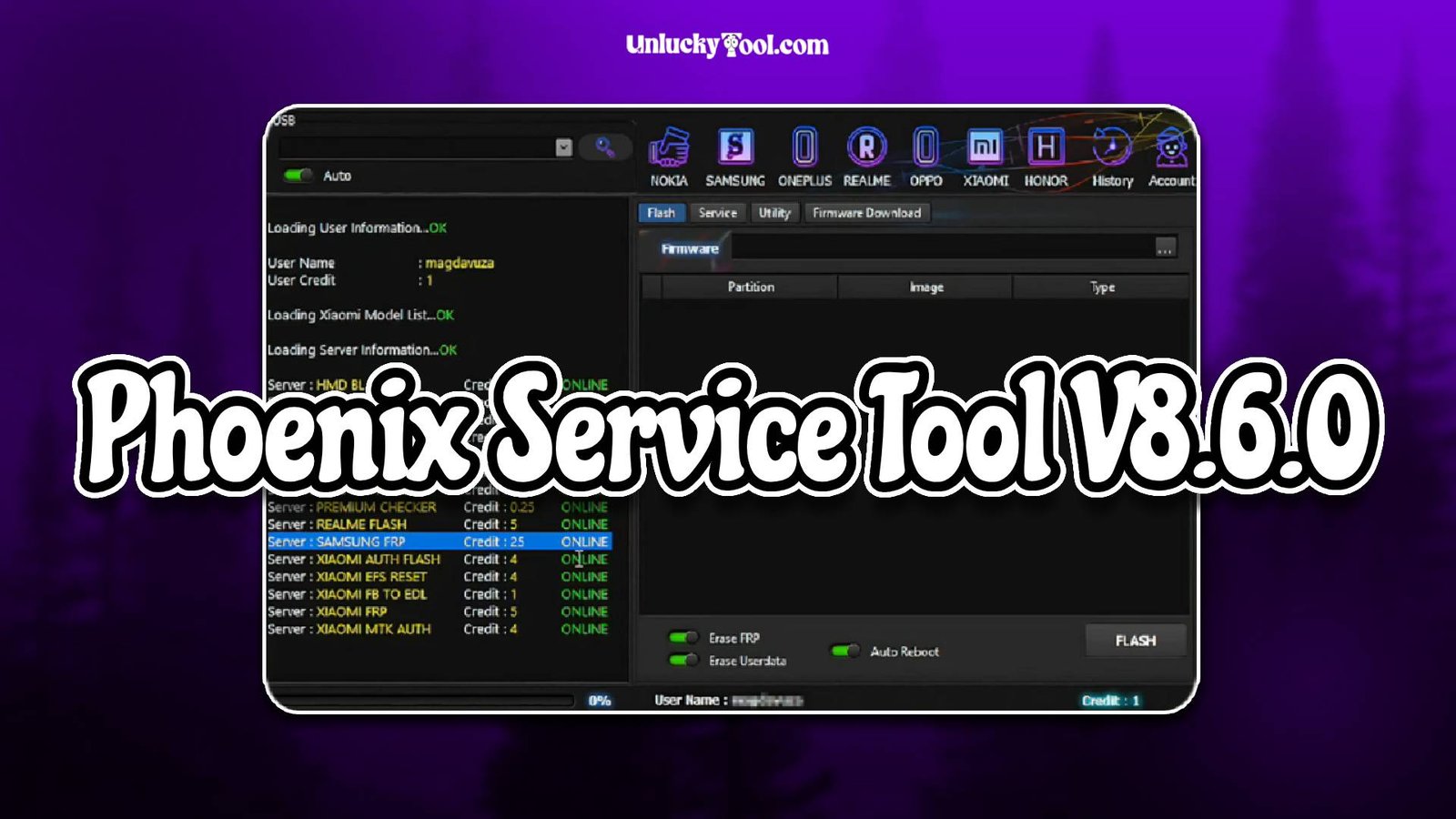 Phoenix Service Tool V8.6.0