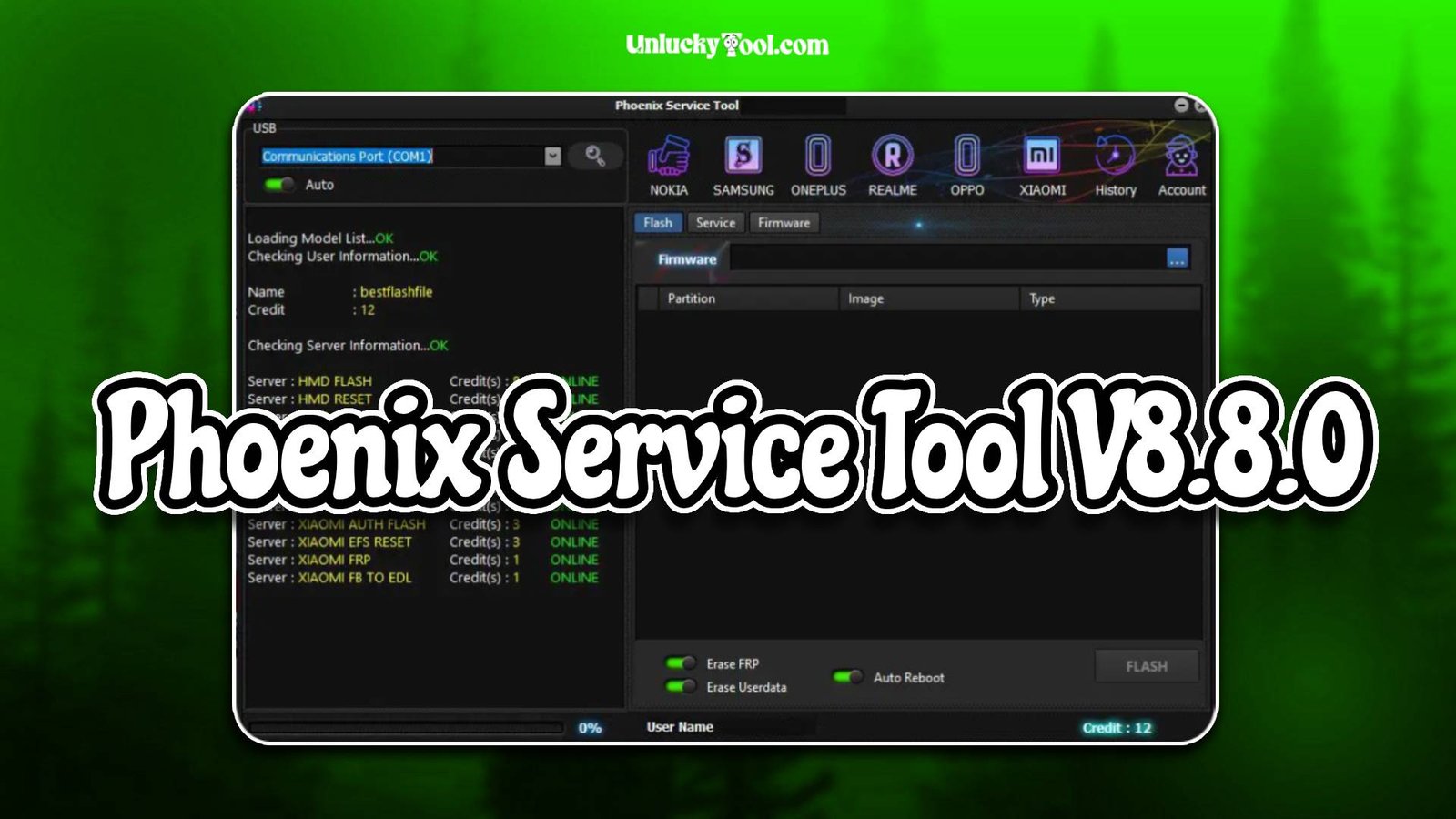 Phoenix Service Tool V8.8.0
