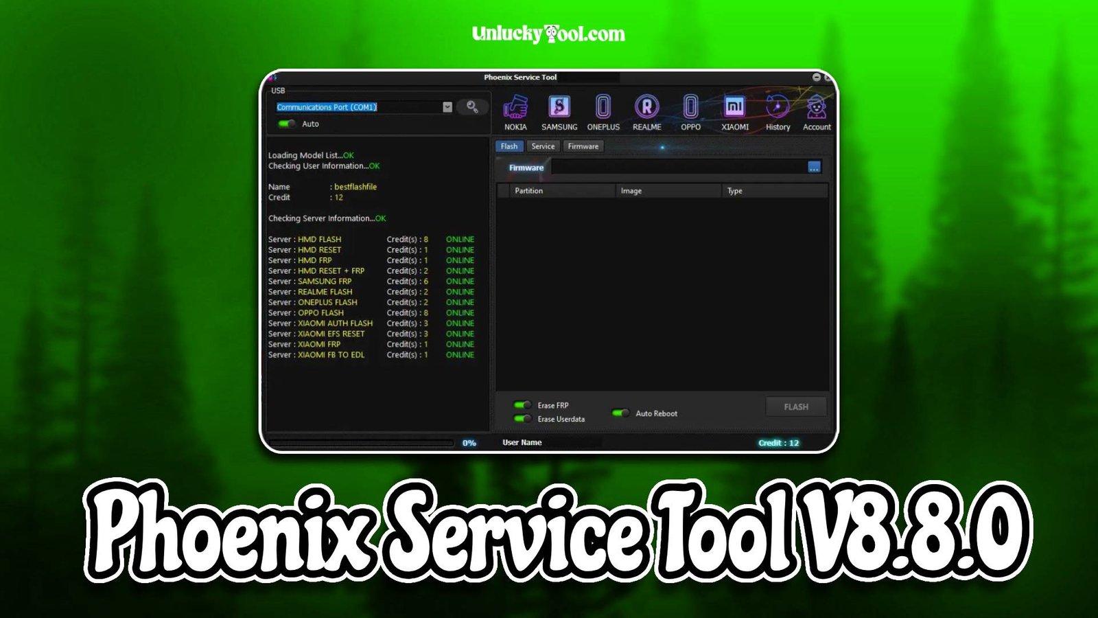 Phoenix Service Tool V8.8.0