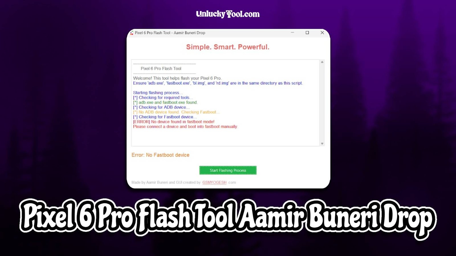Pixel 6 Pro Flash Tool Aamir Buneri Drop