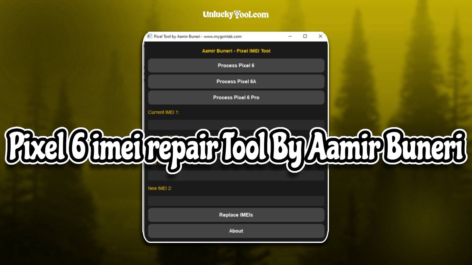 Pixel 6 imei repair Tool By Aamir Buneri