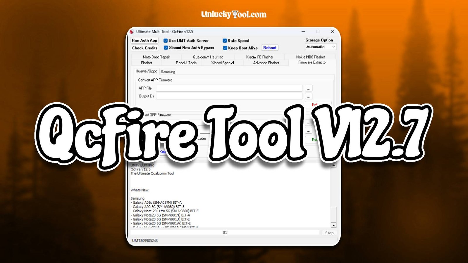 QcFire Tool V12.7