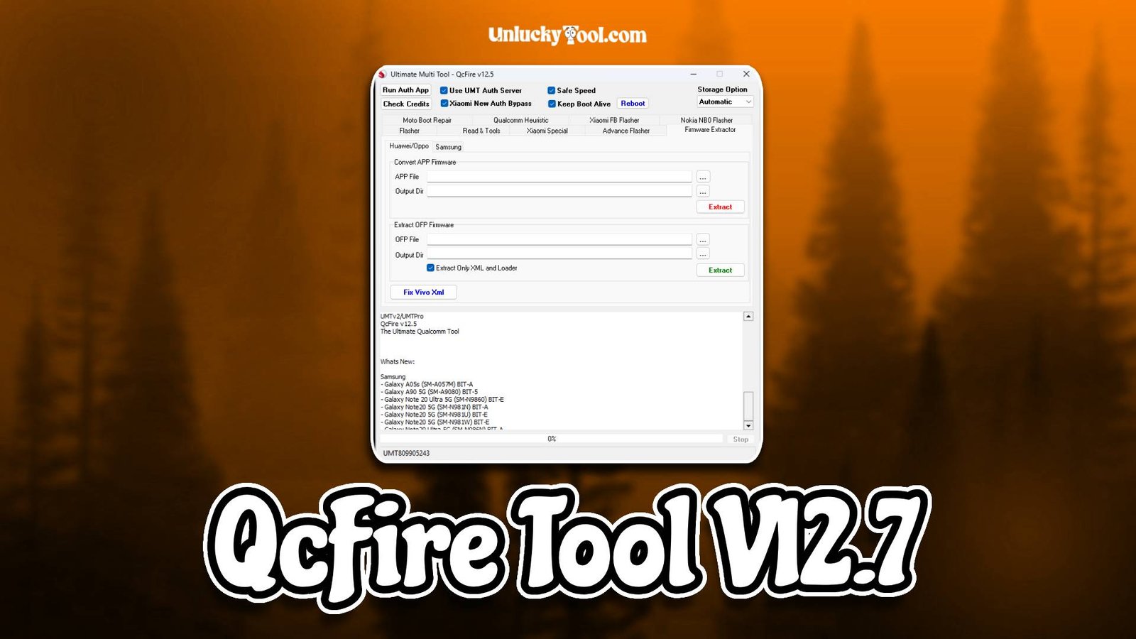 QcFire Tool V12.7