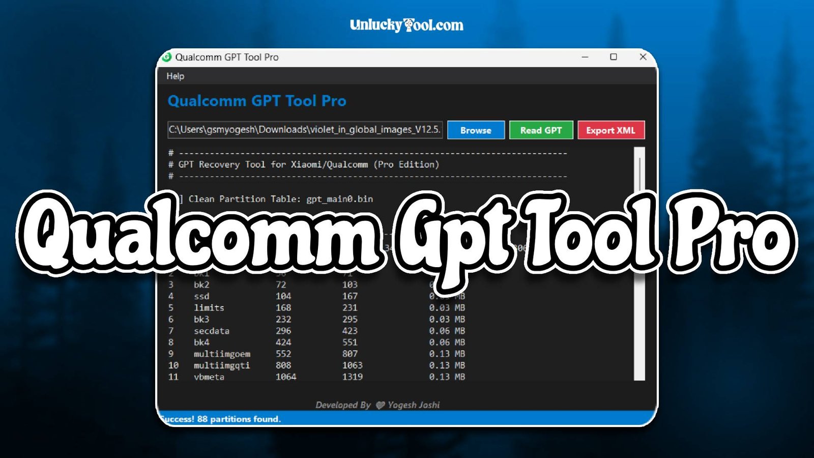 Qualcomm Gpt Tool Pro