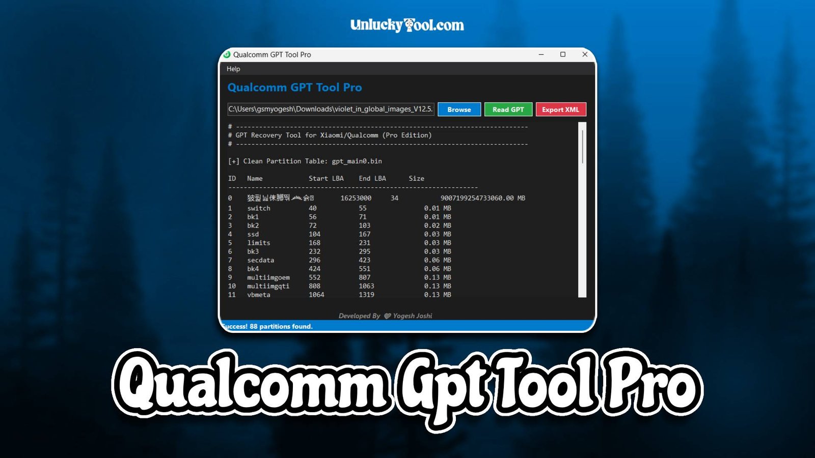 Qualcomm Gpt Tool Pro