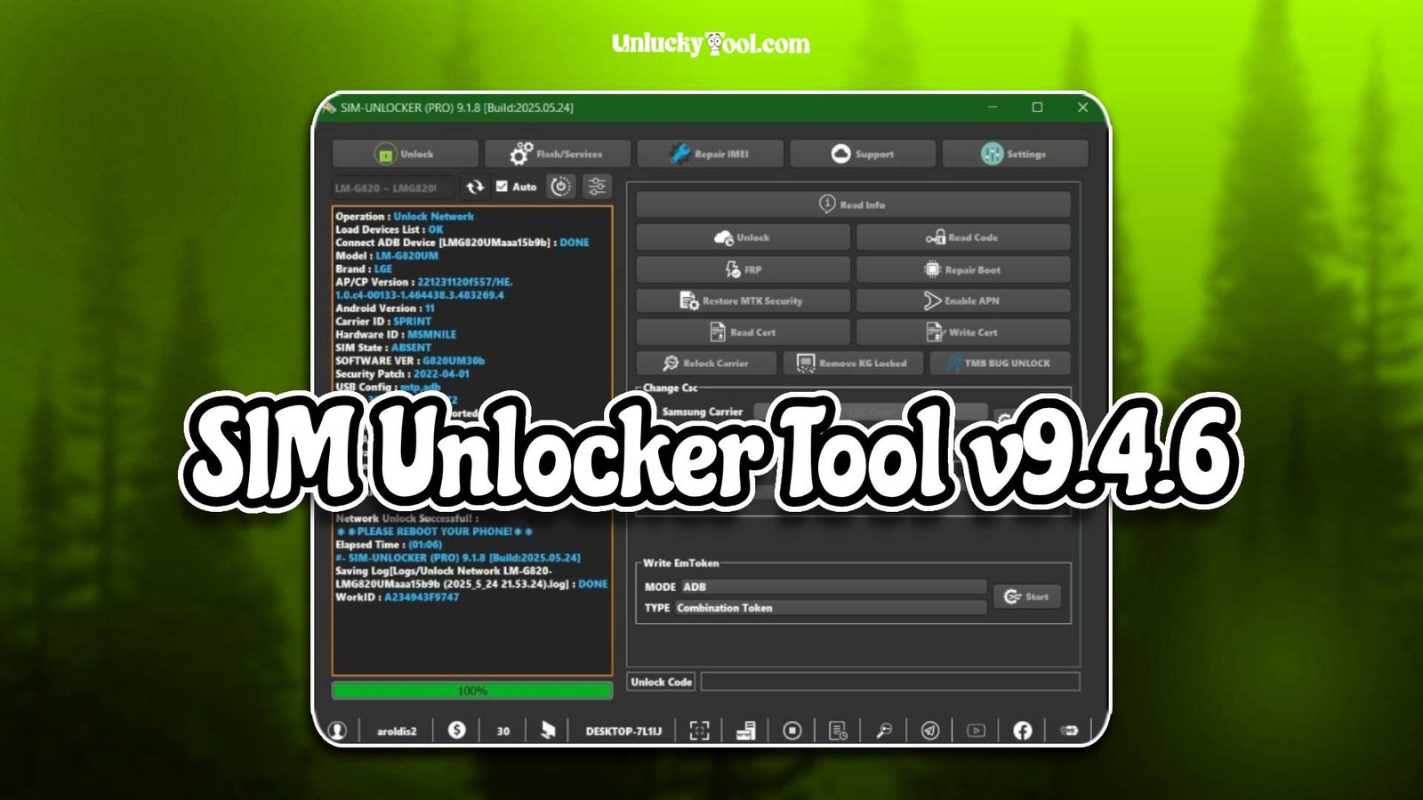 SIM Unlocker Tool v9.4.6
