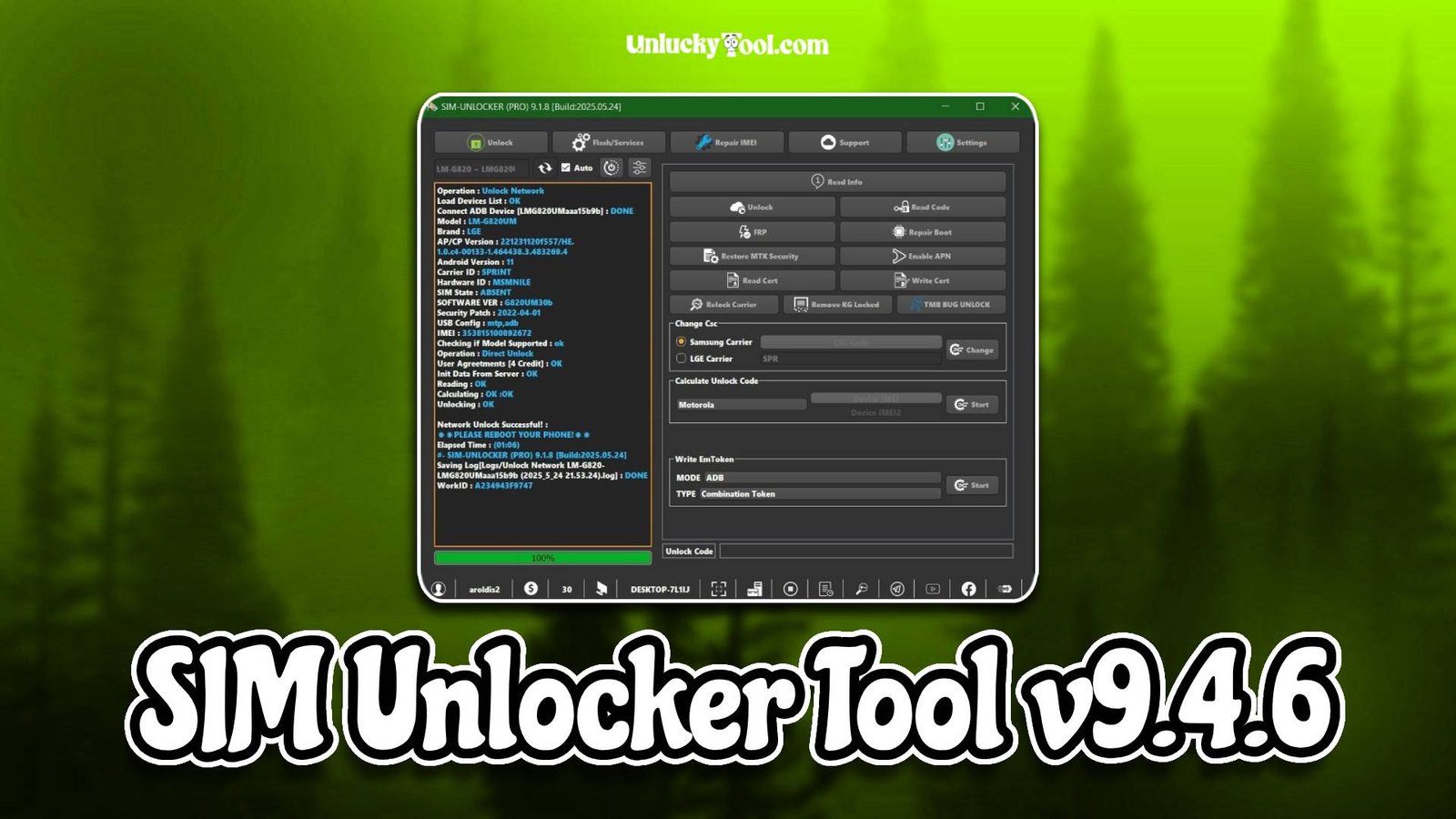 SIM Unlocker Tool v9.4.6