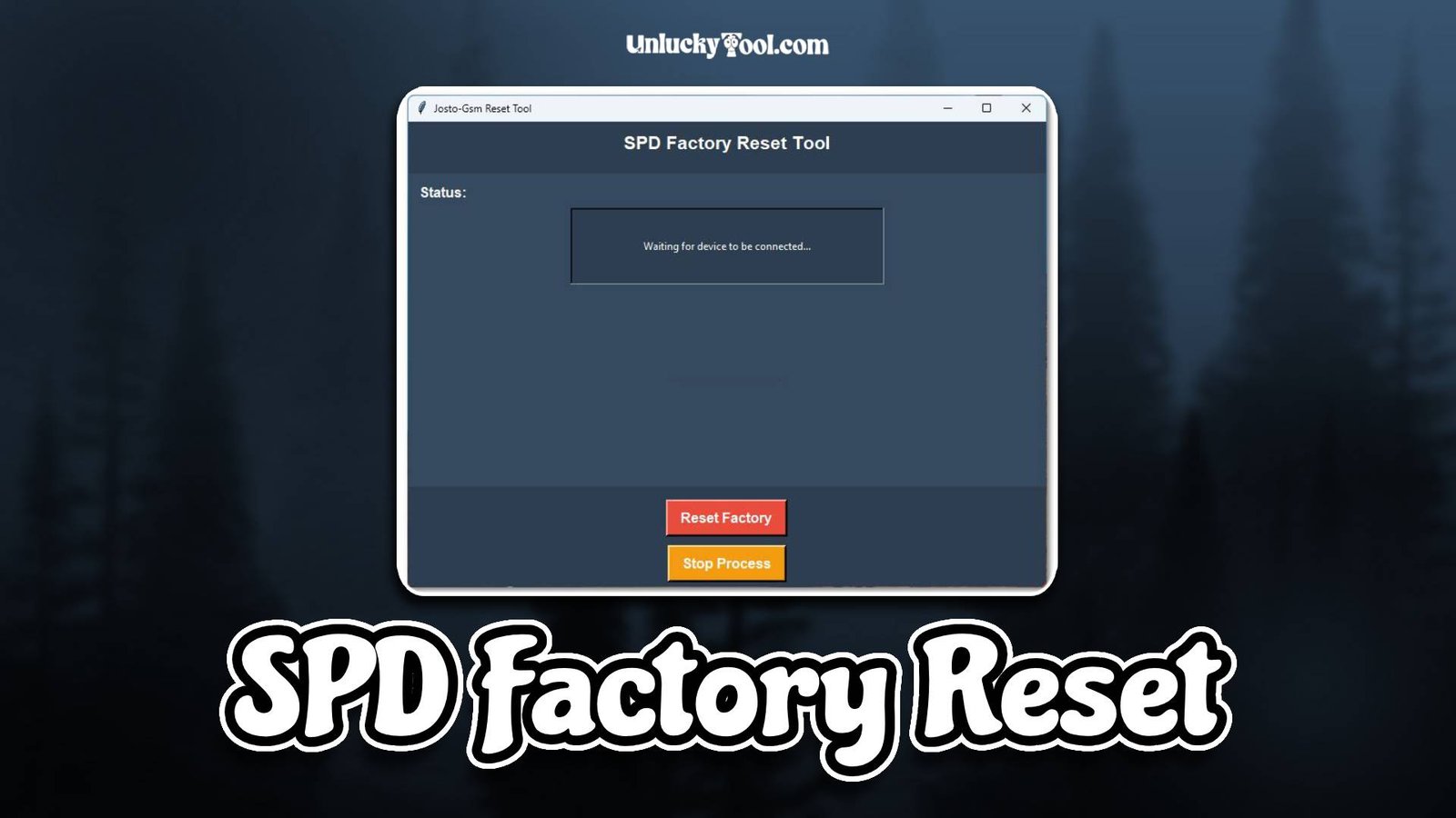 SPD Factory Reset