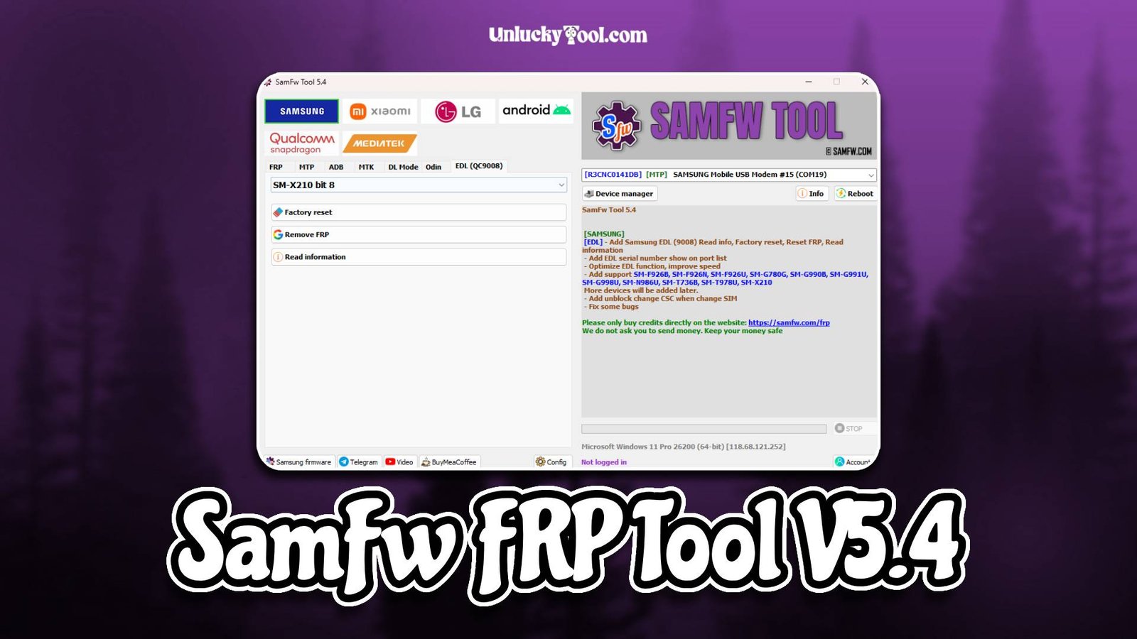 SamFw FRP Tool V5.4