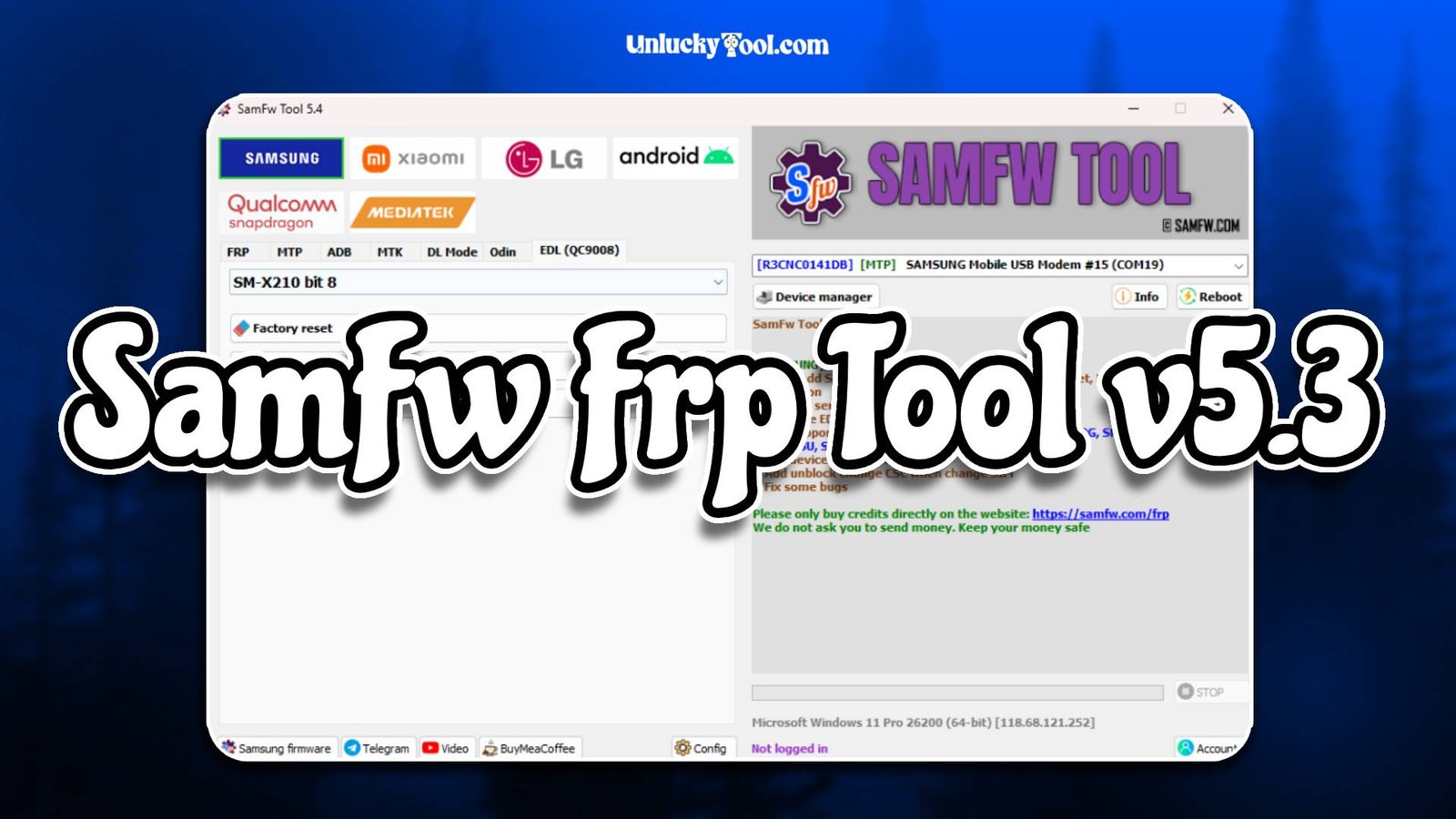 SamFw FRP Tool v5.3