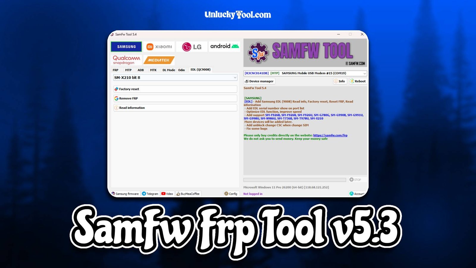 SamFw FRP Tool v5.3