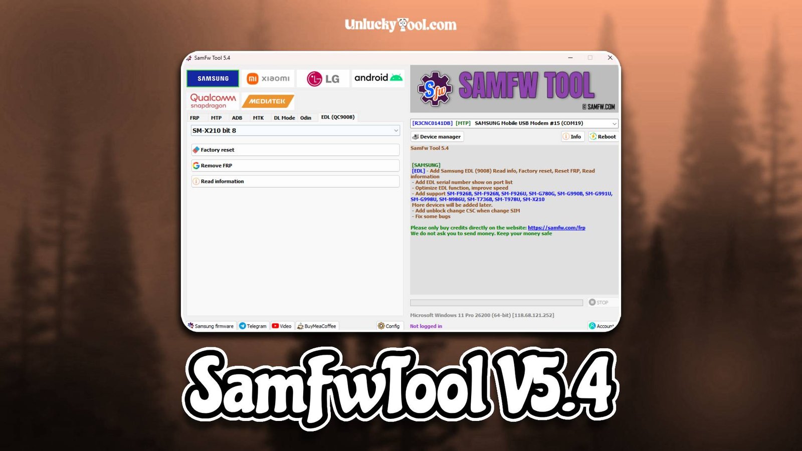 SamFwTool V5.4