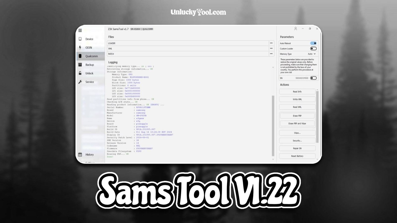 Sams Tool V1.22