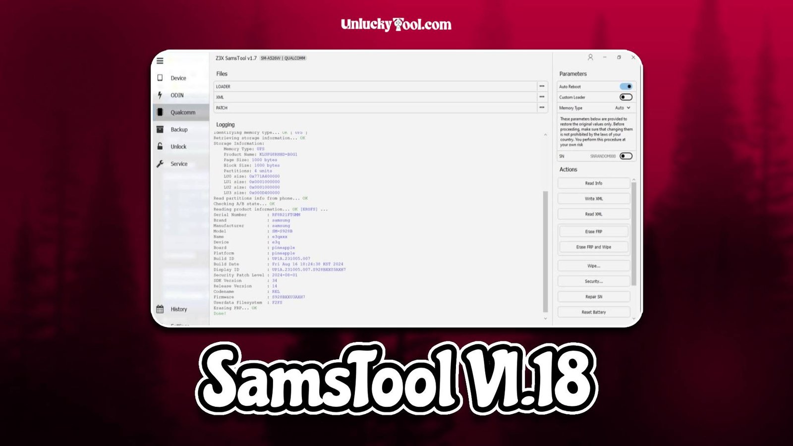 SamsTool V1.18