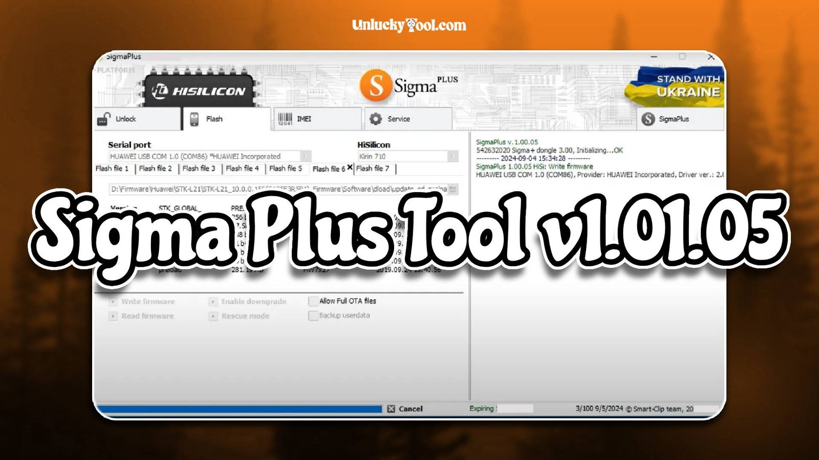 Sigma Plus Tool v1.01.05