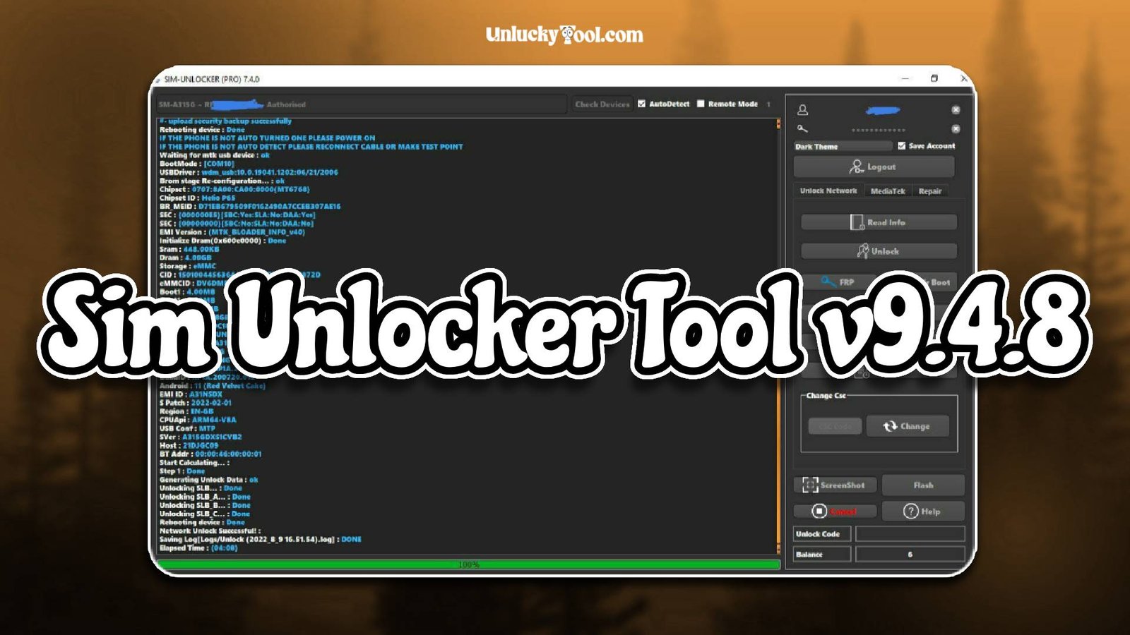 Sim Unlocker Tool v9.4.8