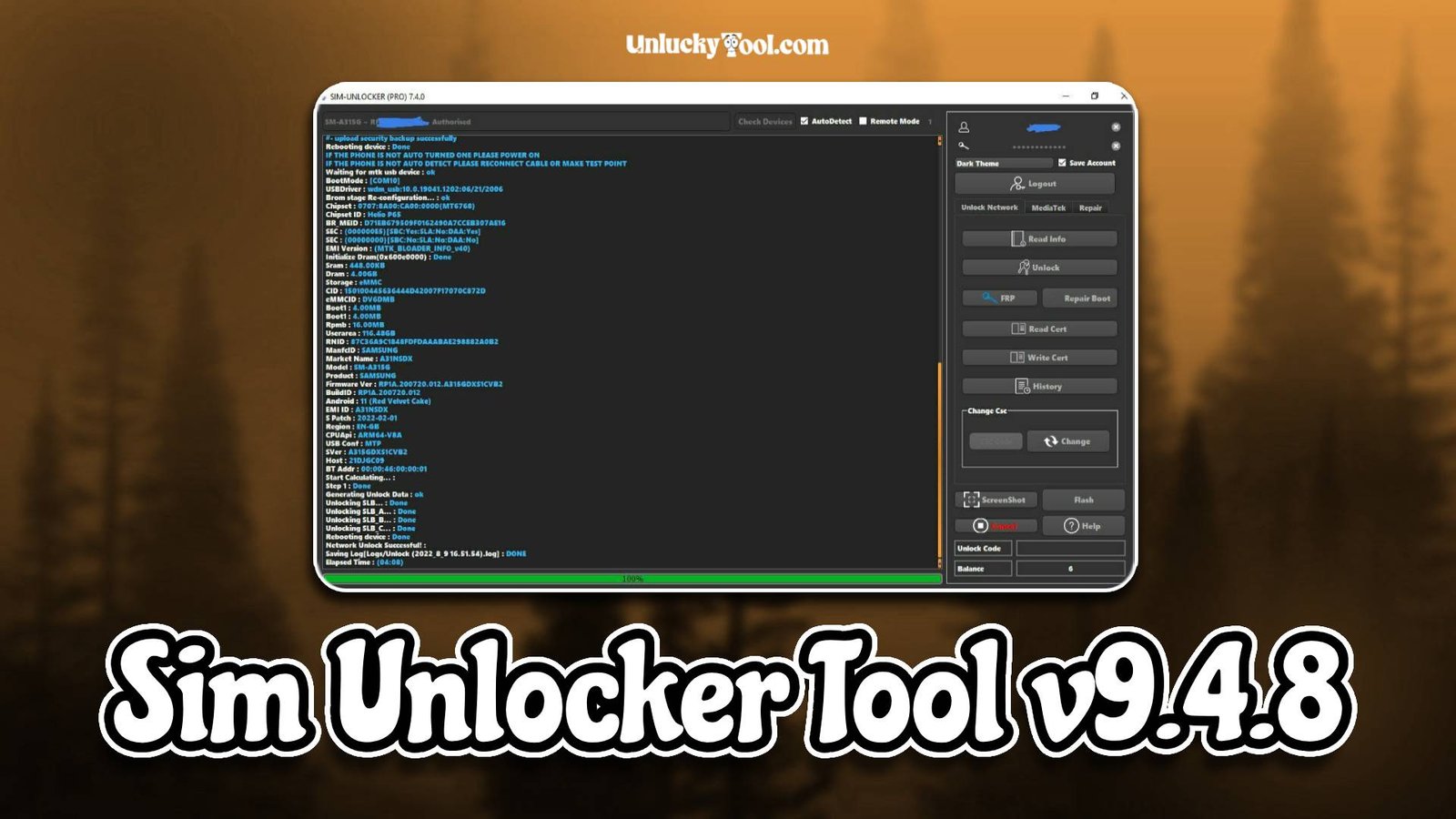 Sim Unlocker Tool v9.4.8