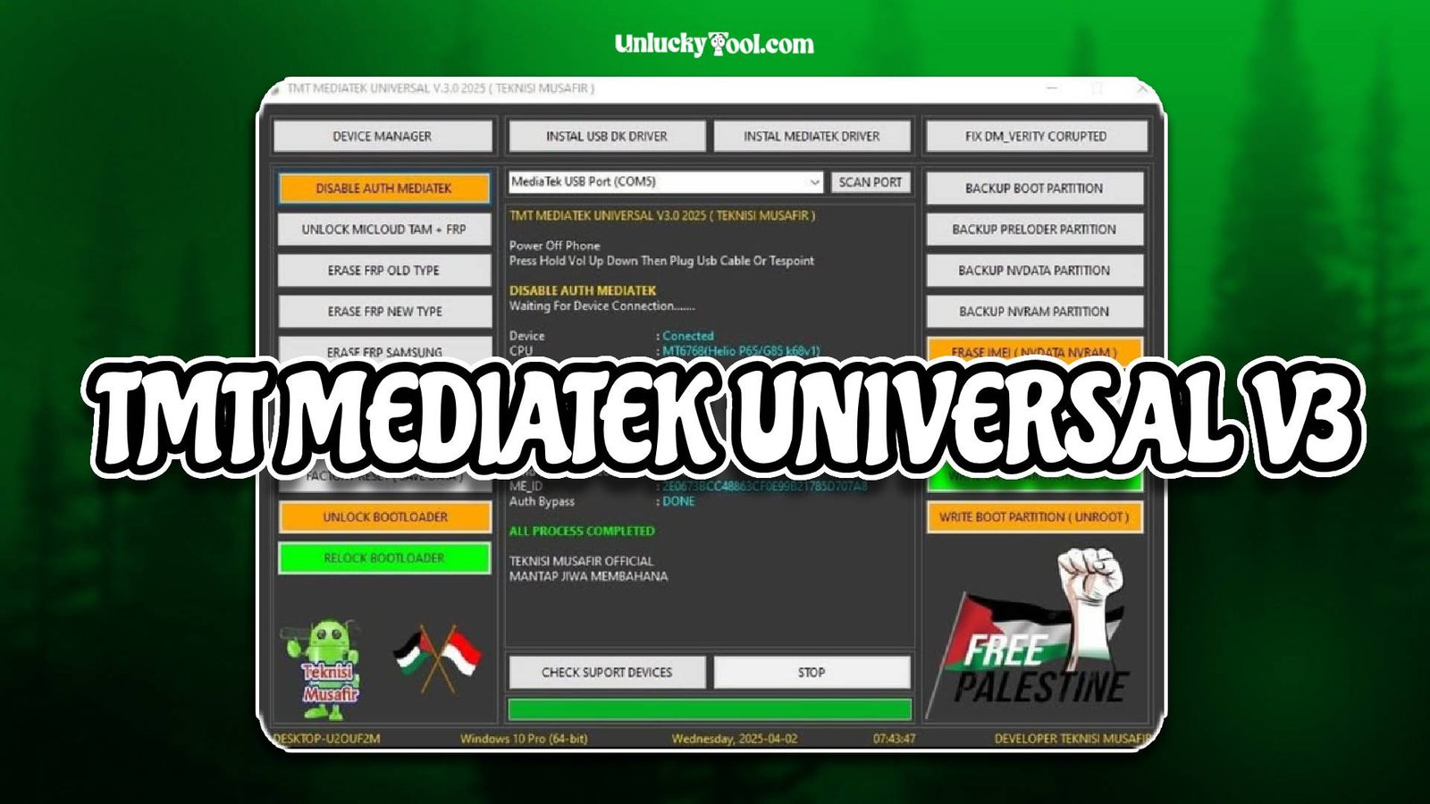 TMT MEDIATEK UNIVERSAL V3