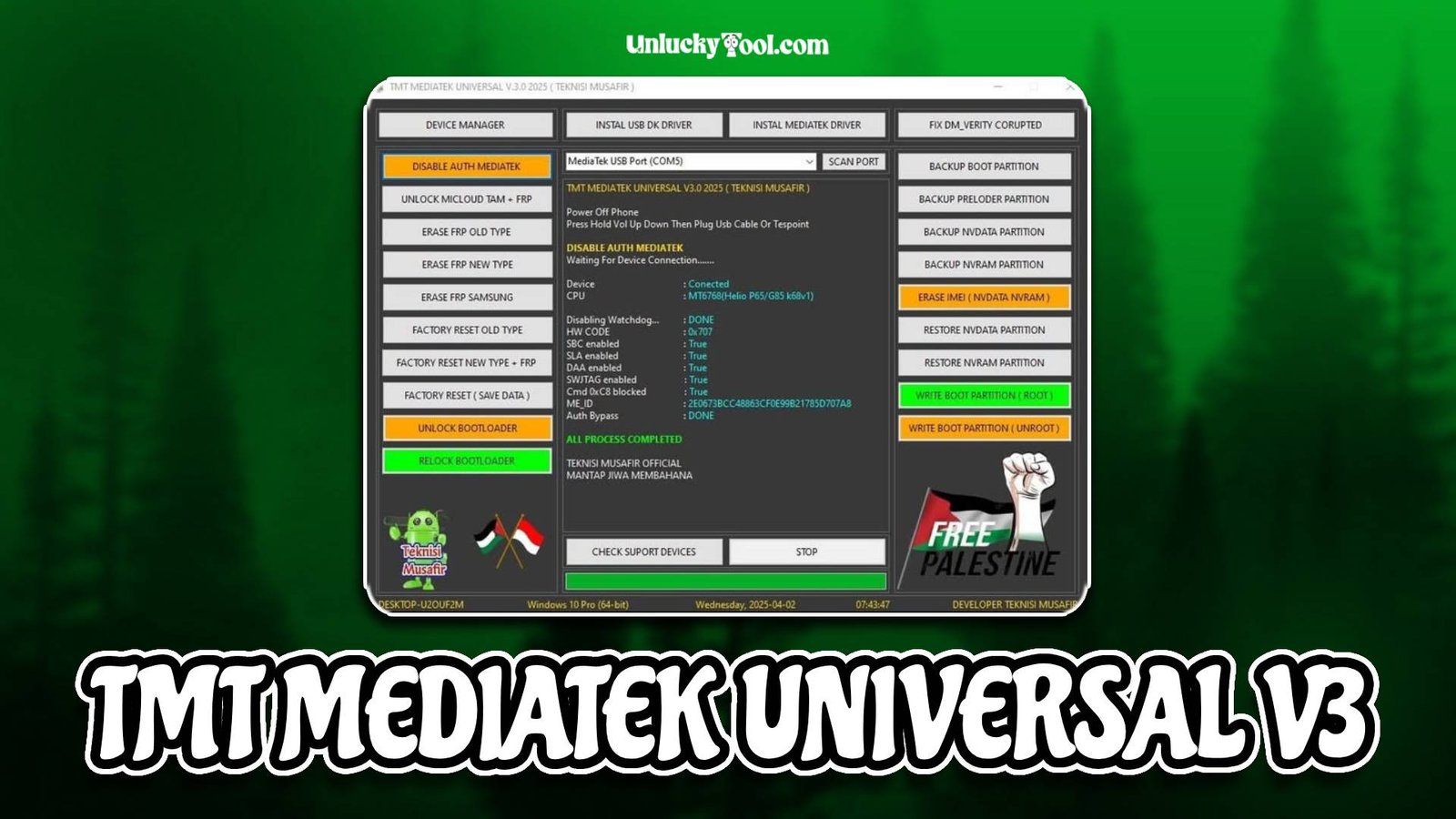 TMT MEDIATEK UNIVERSAL V3