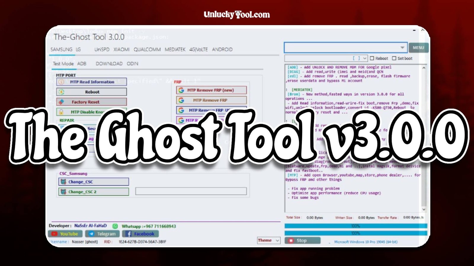 The Ghost Tool v3.0.0