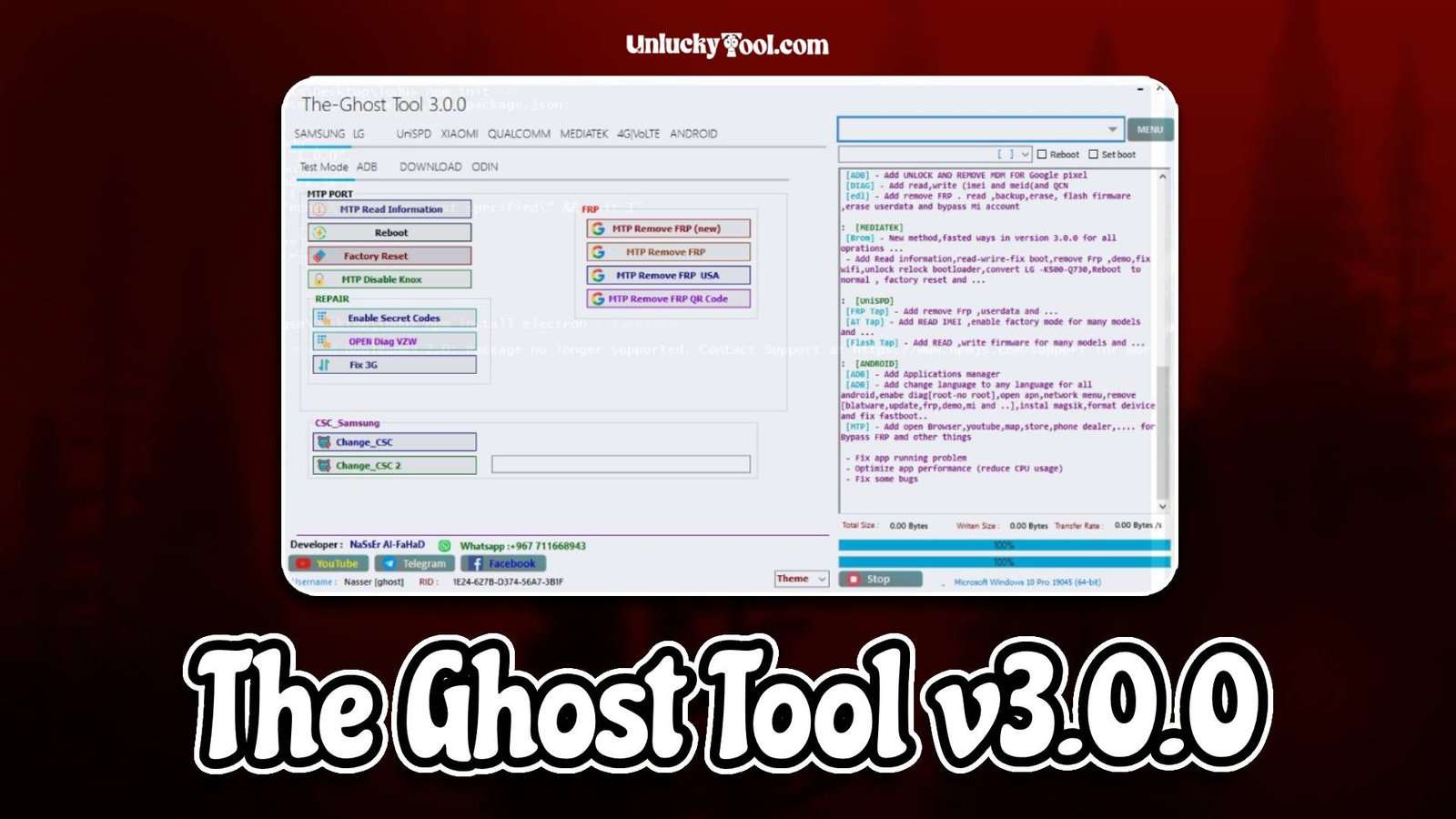 The Ghost Tool v3.0.0