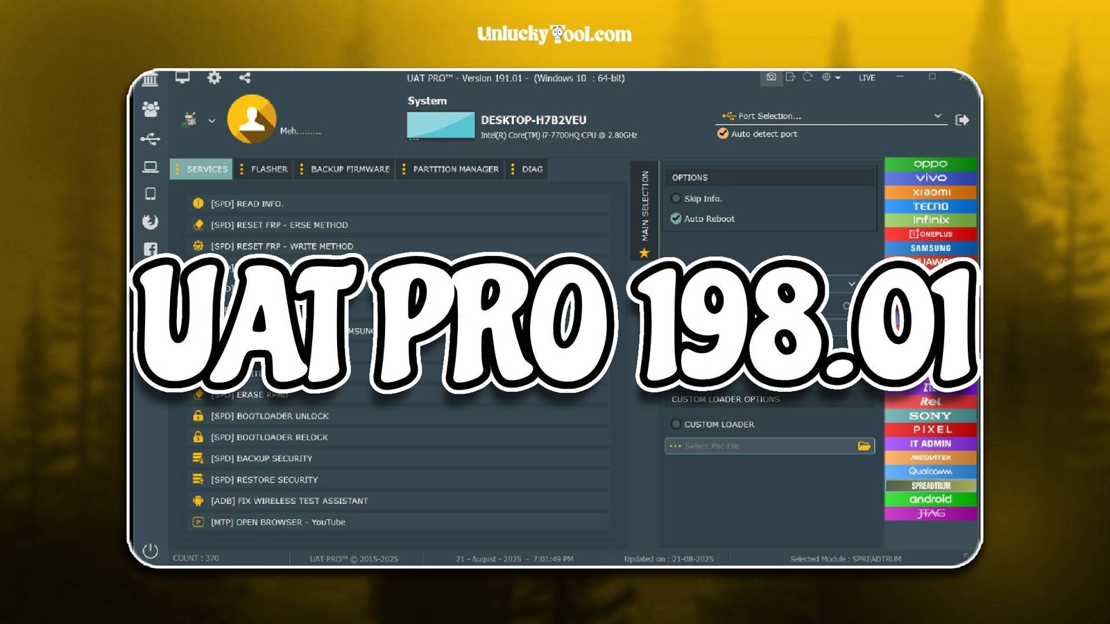 UAT PRO 198.01