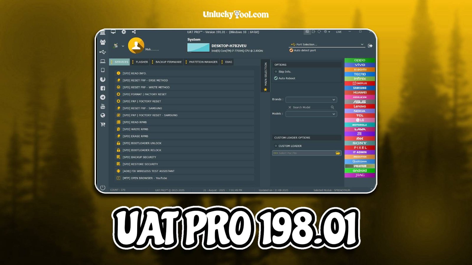 UAT PRO 198.01
