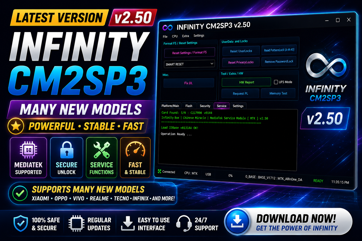 Infinity CM2SP3 v2.50