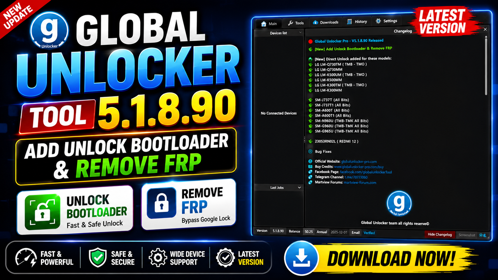 Global Unlocker Tool 5.1.8.90