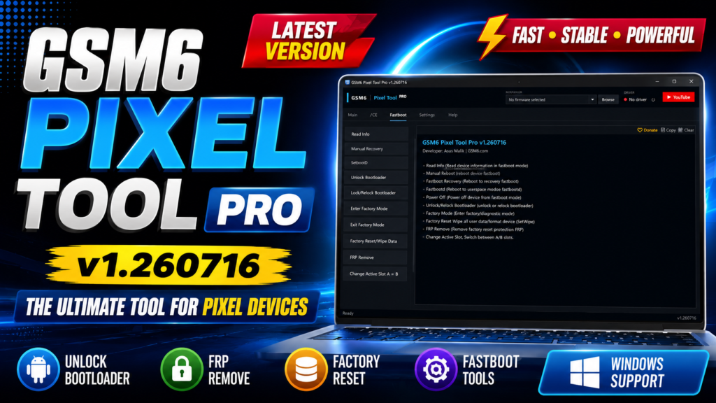 GSM6 Pixel Tool Pro v1.260716