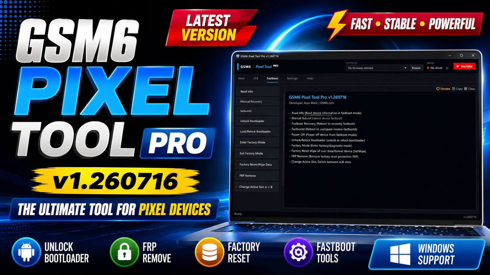 GSM6 Pixel Tool Pro v1.260716