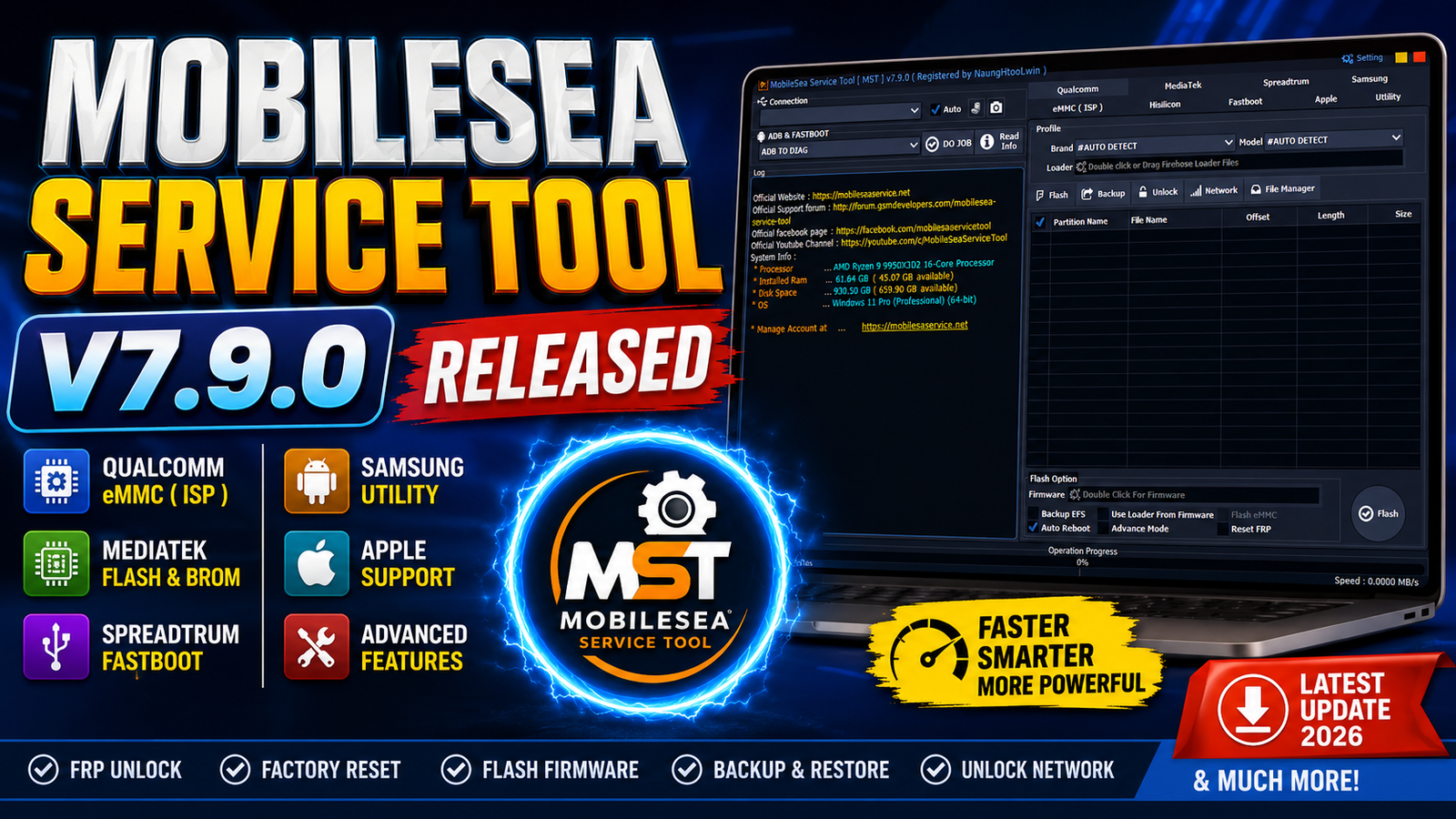 Mobile Sea Service Tool V7.9.0