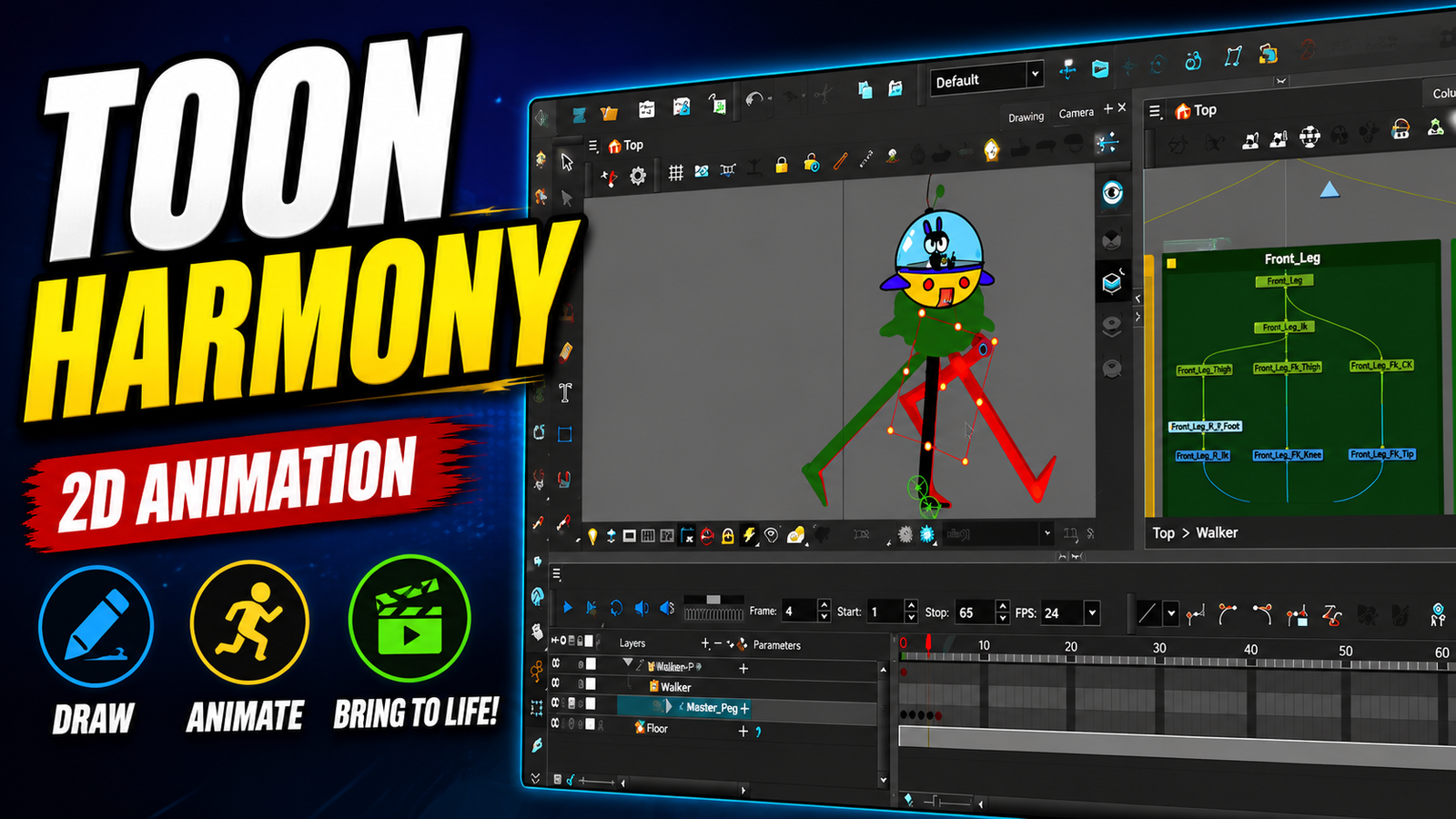 Toon Boom Harmony Premium 21 – Powerful Professional 2D Animation Software