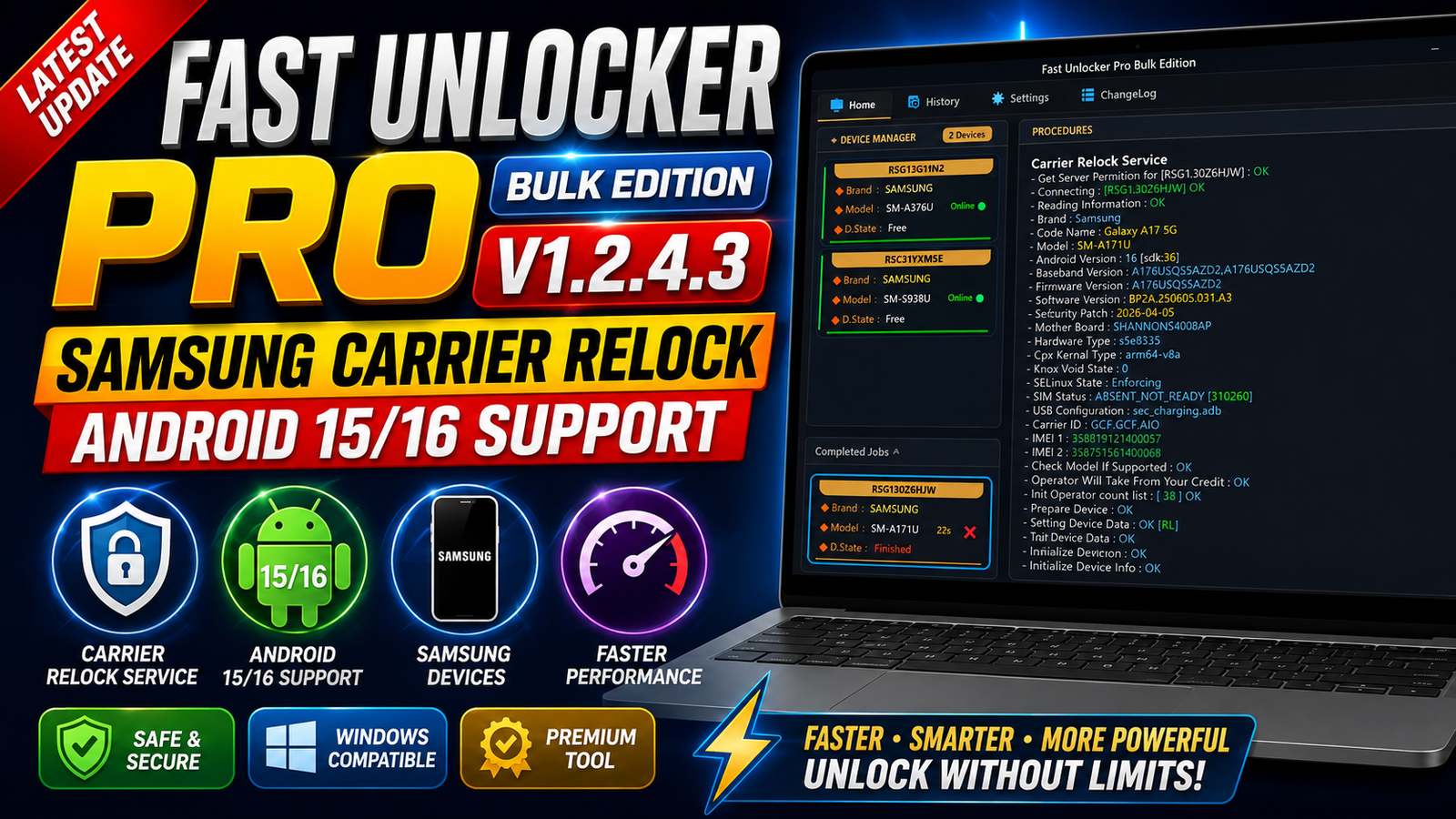 Fast Unlocker Pro Bulk Edition V1.2.4.3