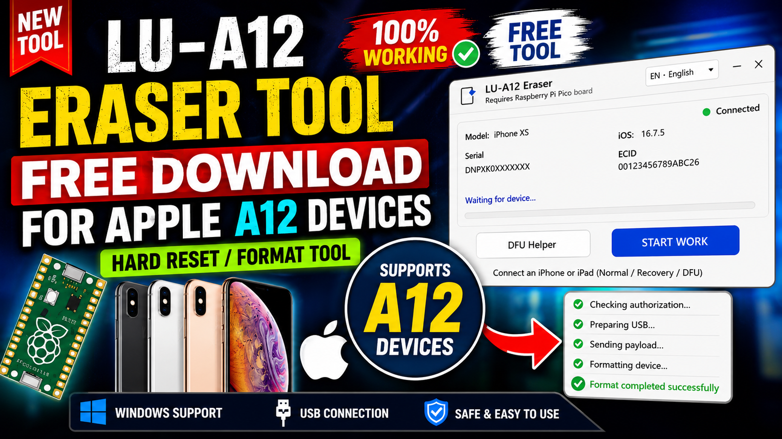 LU-A12 Eraser Tool