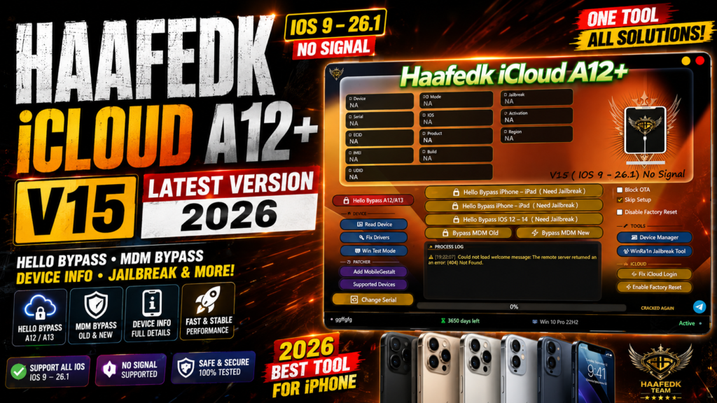 Haafedk iCloud A12+ V15