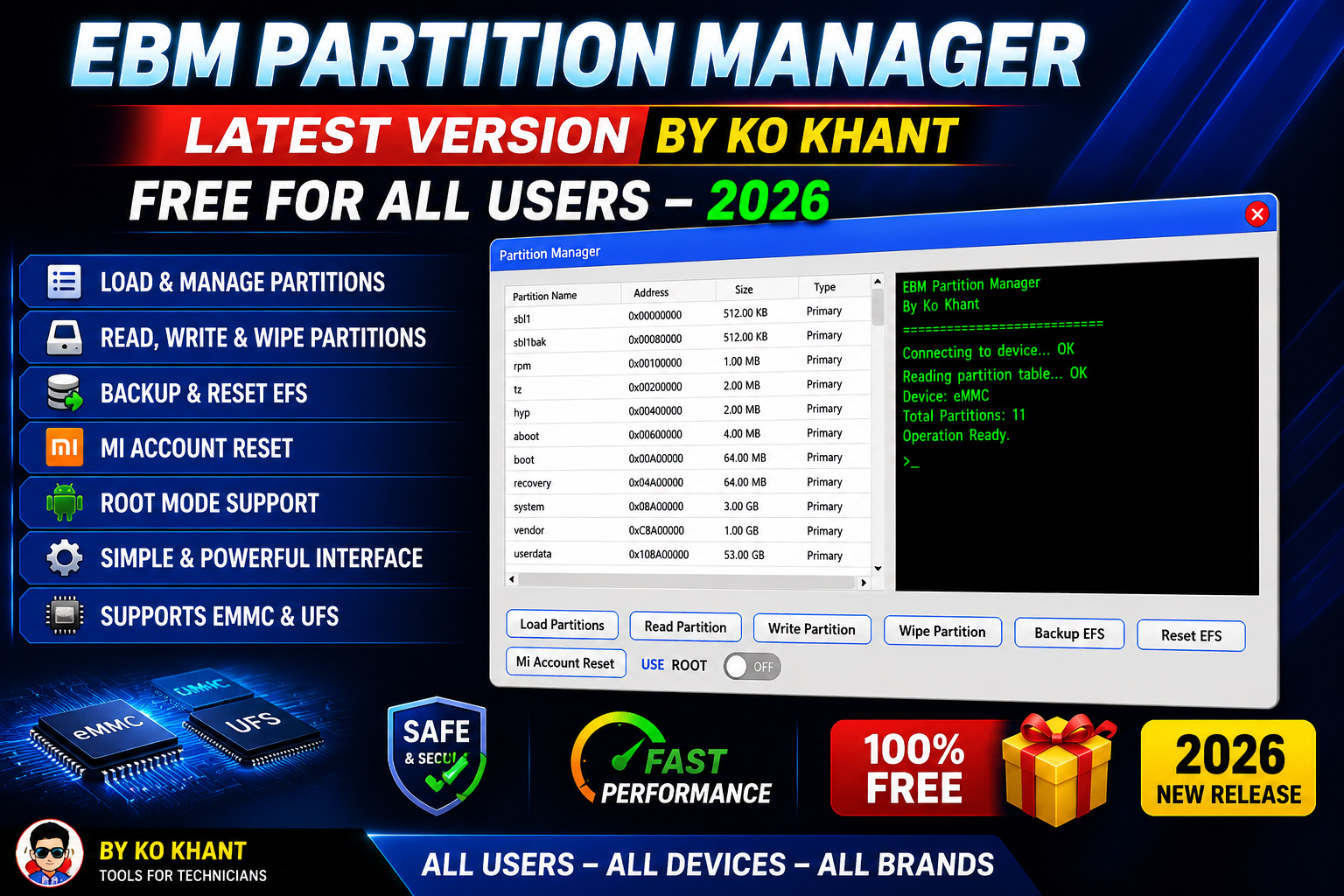 EBM Partition Manager
